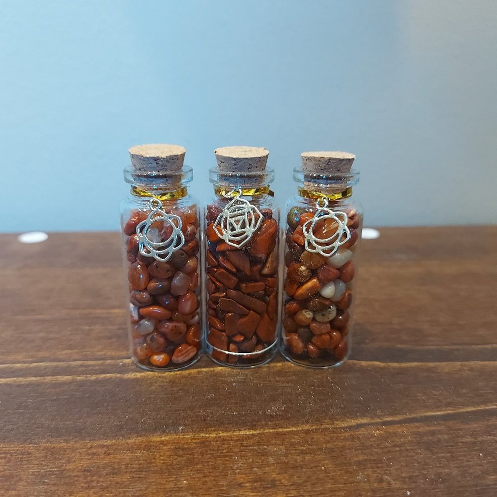 Charka Gem (Crystal Chip) Bottles - Per Each